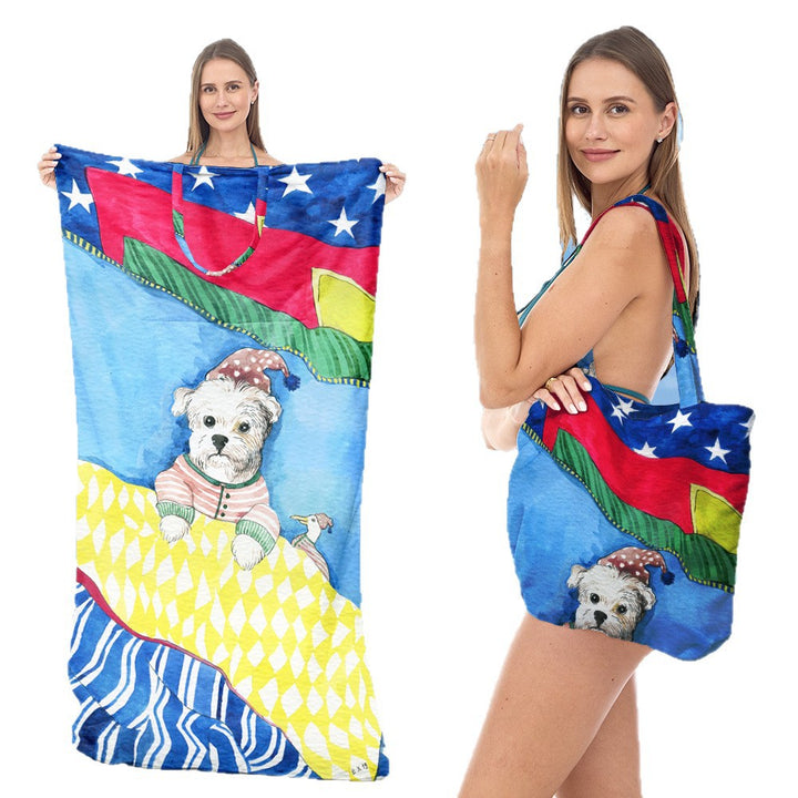 Tote bag in stylish lotus design Bowlift