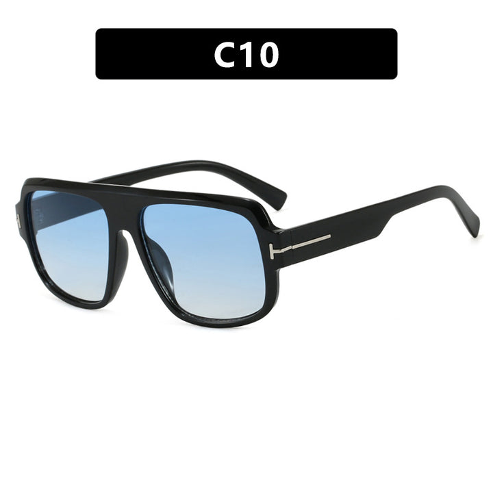 Women’s fashionable square sunglasses with trendy tortoiseshell pattern Bowlift