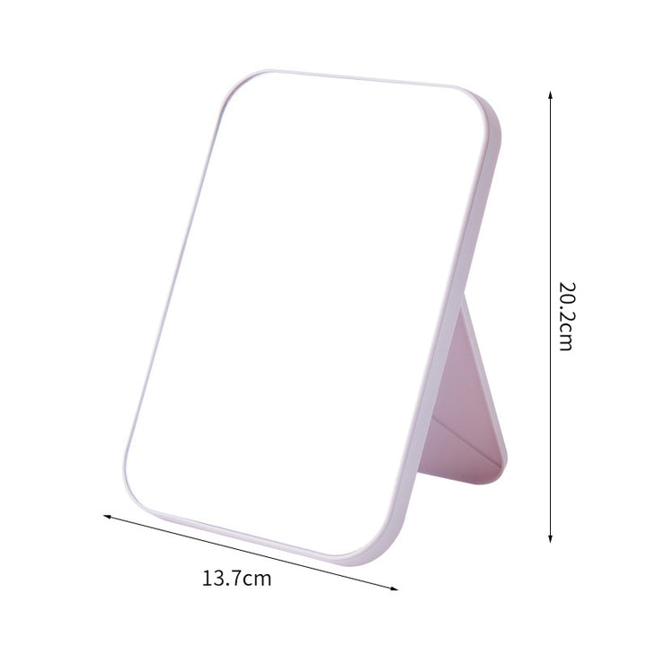 Foldable Tabletop Makeup Mirror with Adjustable A-Frame Stand Bowlift