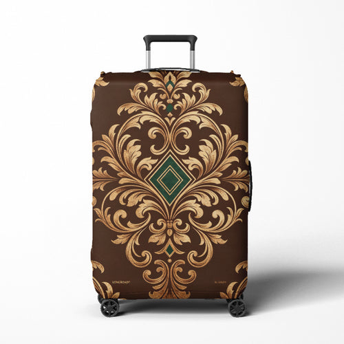 Women's Travel Trolley Bowlift with elegant baroque pattern