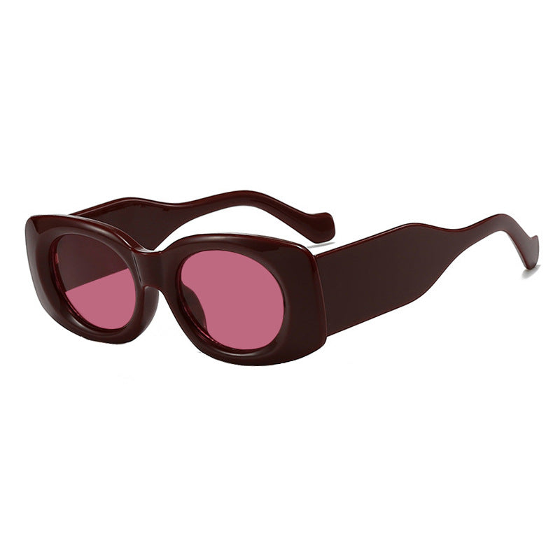 Ladies futuristic sunglasses in elegant square design Bowlift