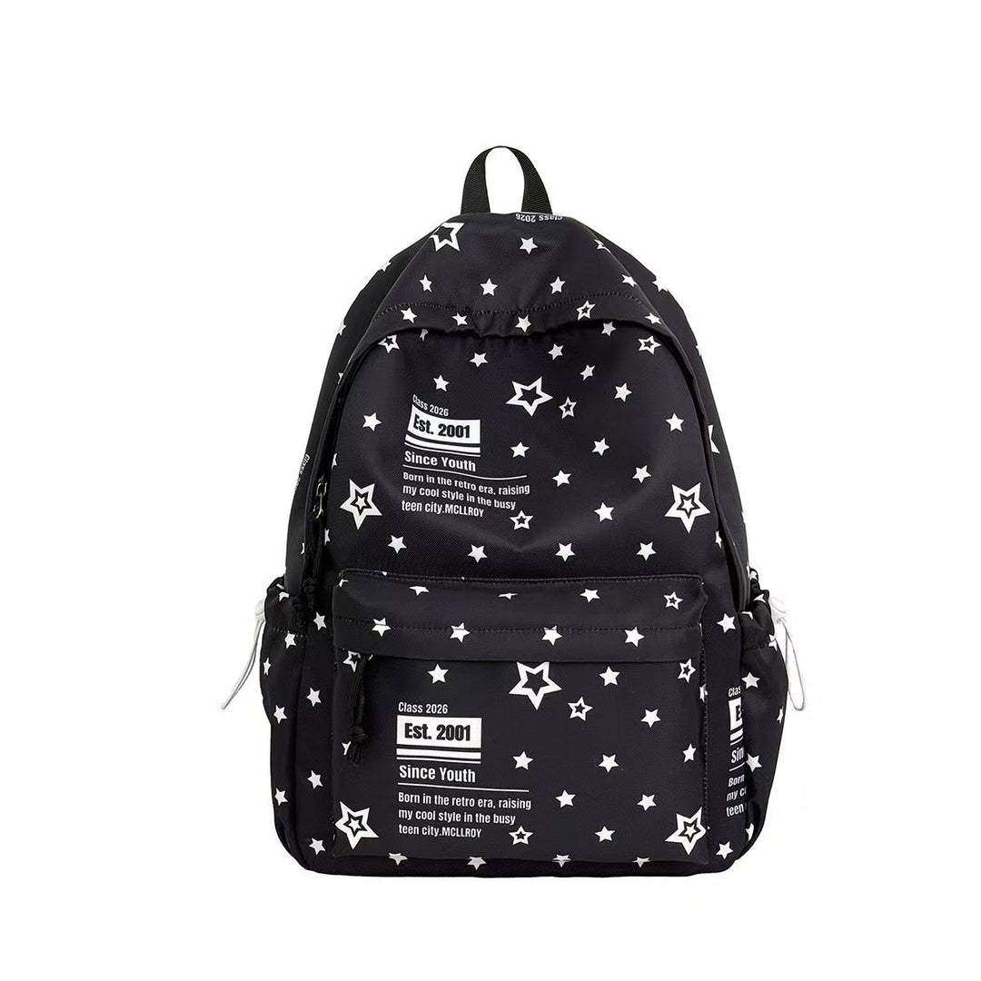 Star Patterned Urban Backpack Bowlift