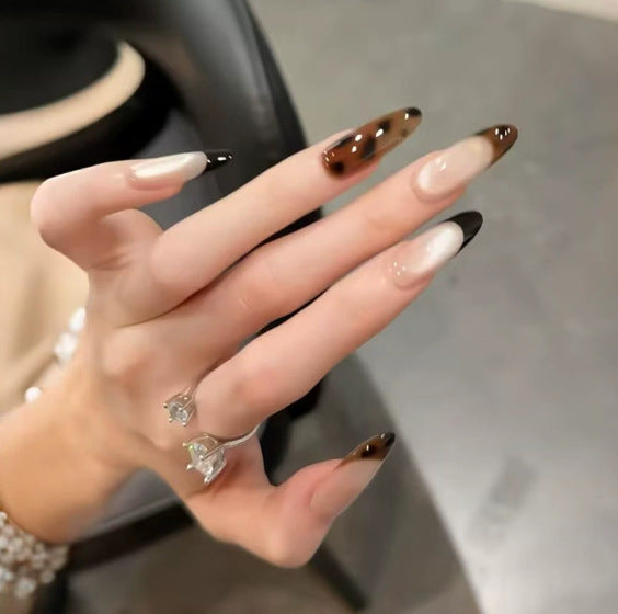 Artistic Stiletto Press-On Nail Art Bowlift