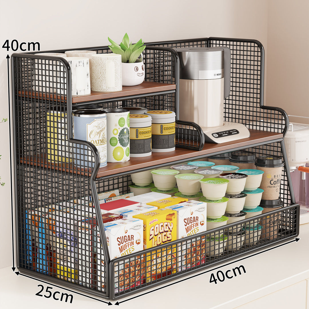 Multi-Tier Kitchen Shelf Organizer Bowlift