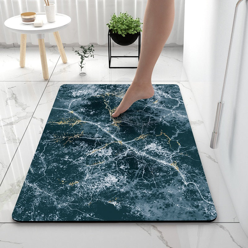 Soft Touch Marble Bath Mat Bowlift