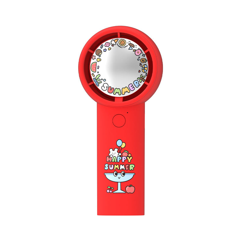 Unisex Handheld Fan with Cartoon Design Bowlift