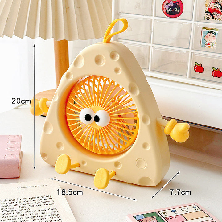 Ladies portable table fan in creative house design Bowlift