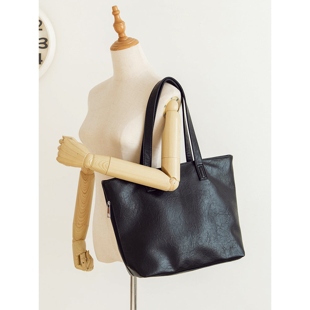 Durable Everyday Leather Tote Bowlift