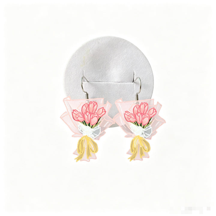 Floral Bouquet Resin Earrings Bowlift