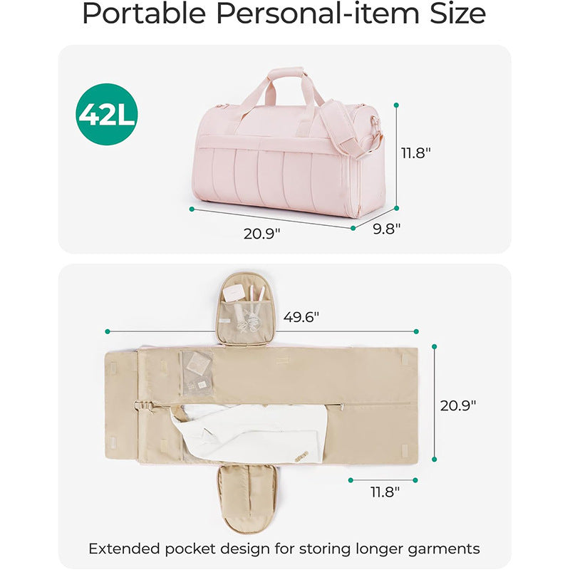 Elegant Multi-Functional Travel Duffle Bag Bowlift