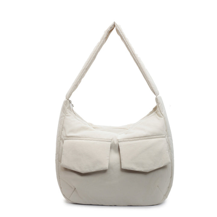 Soft Fabric Shoulder Hobo Bag Bowlift