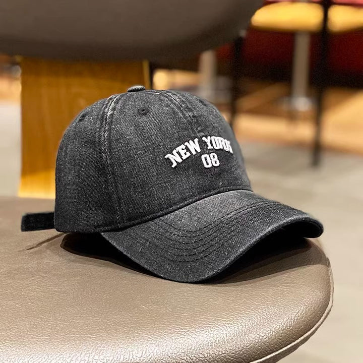 Women's Vintage Denim Baseball Cap Bowlift
