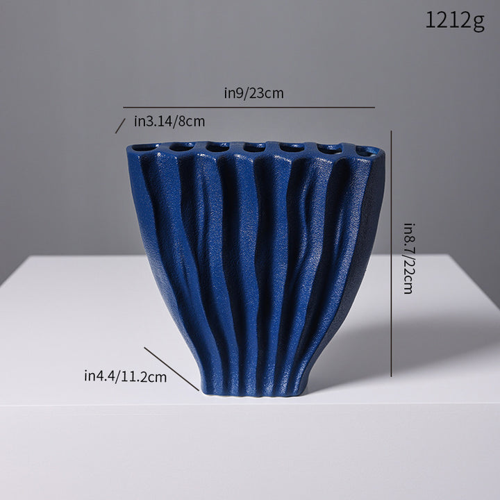 Sculptural Textured Ceramic Vase Bowlift