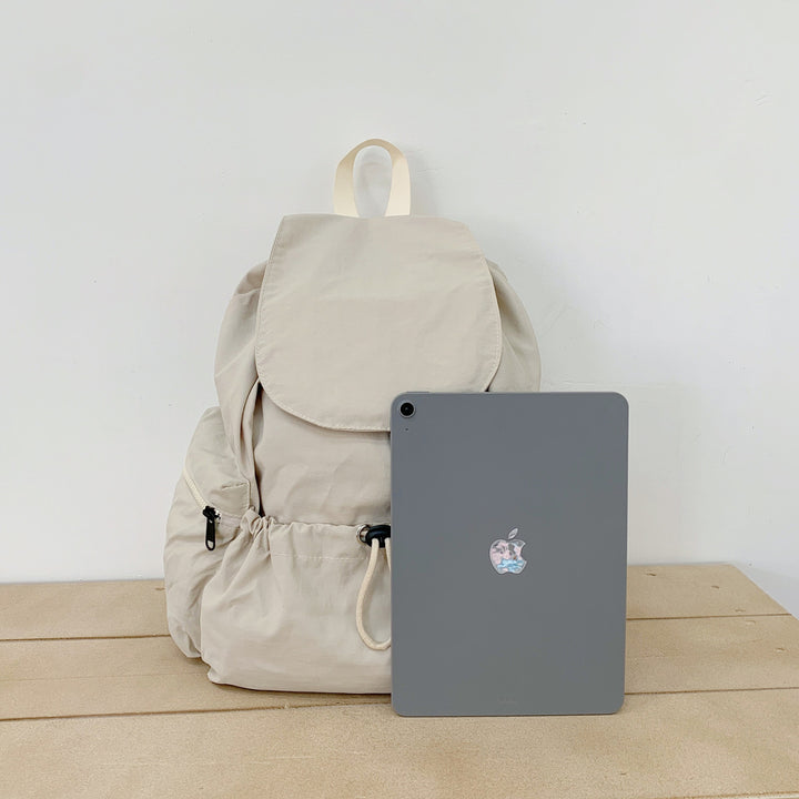Casual Drawstring Closure Backpack Bowlift
