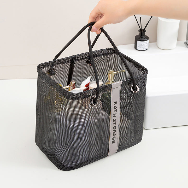 Mesh Bath Storage Tote Bag Bowlift