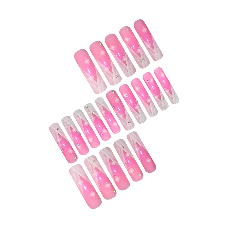 Elegant 3D Gradient Nail Art Bowlift
