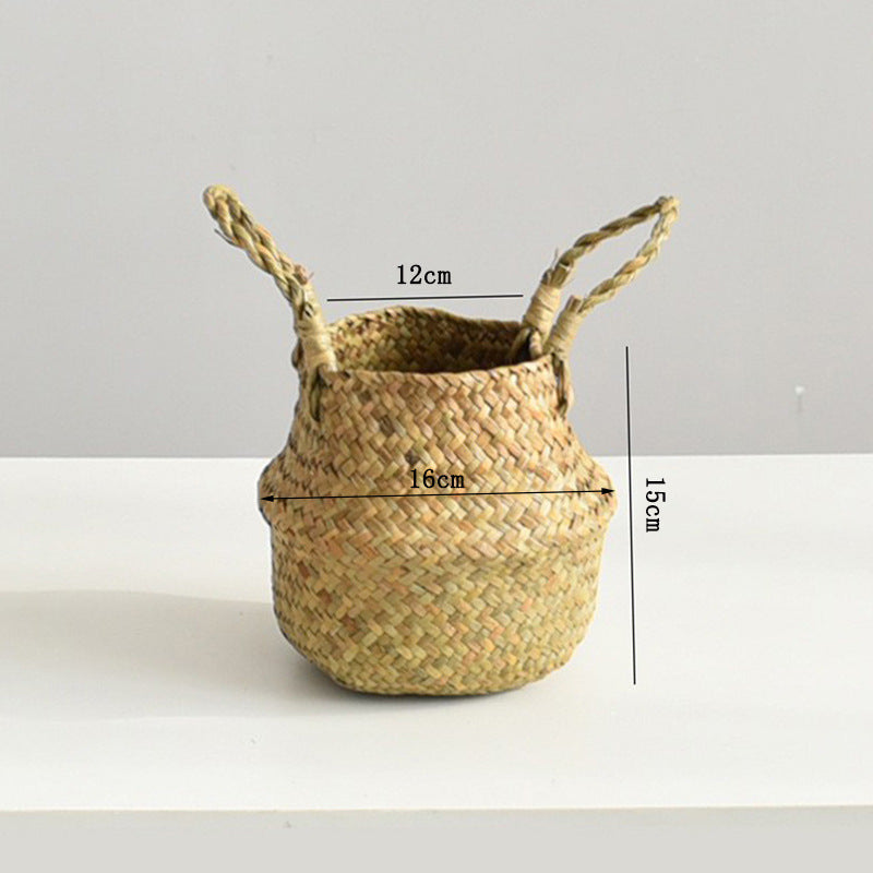 Decorative Woven Storage Basket Bowlift