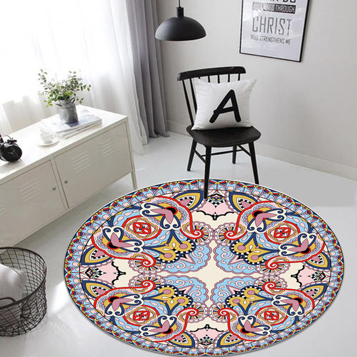 Mandala-Inspired Decorative Area Rug Bowlift