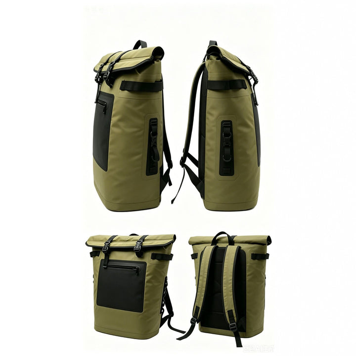 Waterproof Roll-Top Backpack Bowlift