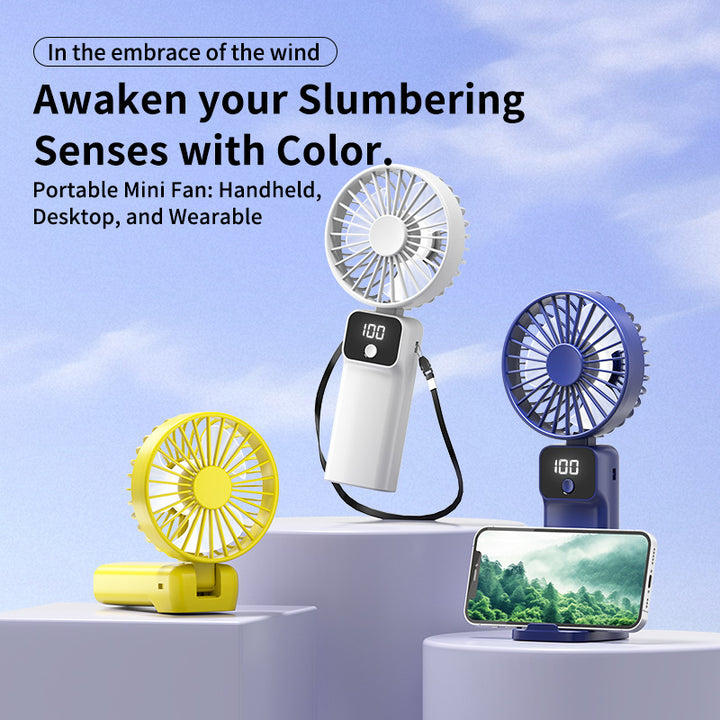 Portable USB Rechargeable Personal Fan Bowlift