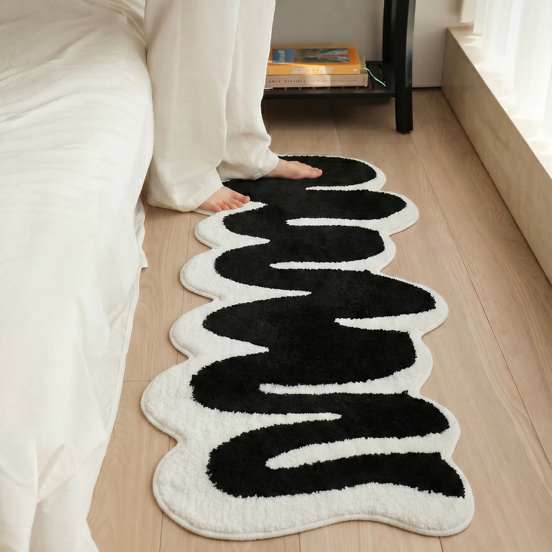 Abstract Shaped Area Runner Mat