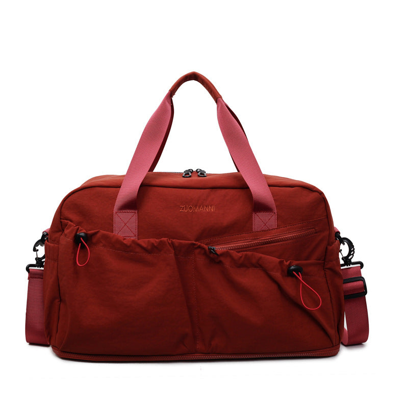 Sporty and Functional Travel Bag with Multiple Outer Pockets Bowlift
