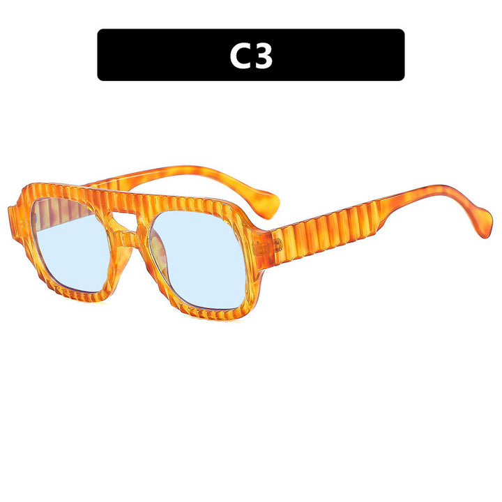 Women's geometric sunglasses with sophisticated structural design Bowlift
