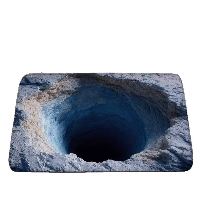 Artistic 3D Cave Scene Area Mat Bowlift