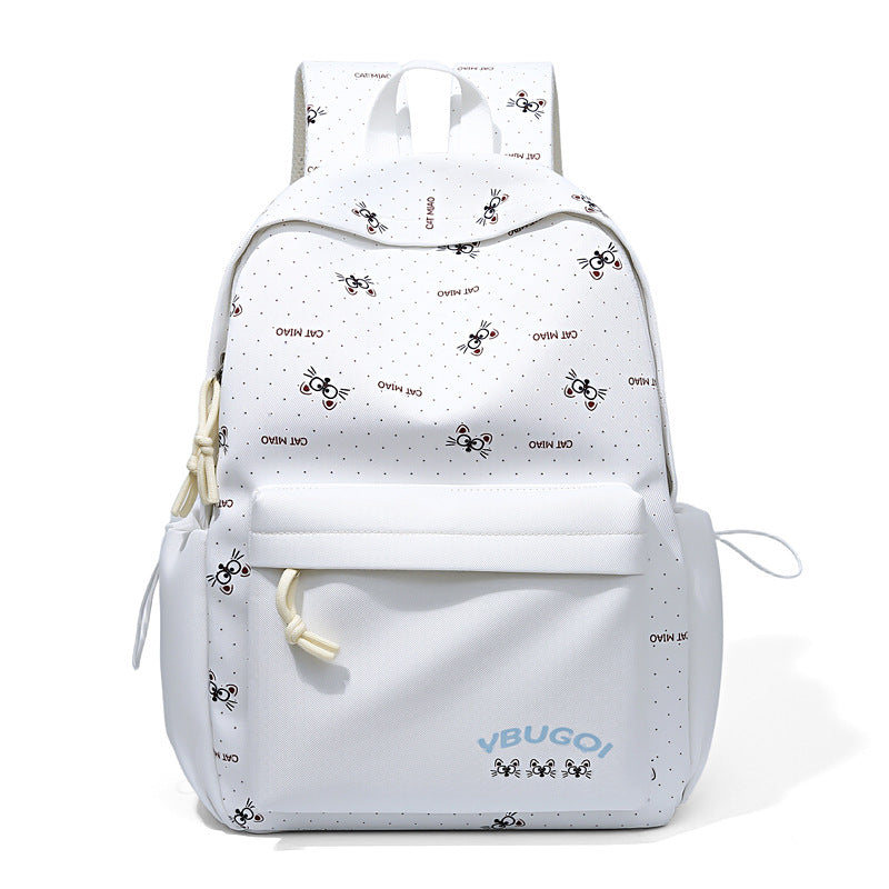 Playful Cat-Themed Backpack Bowlift