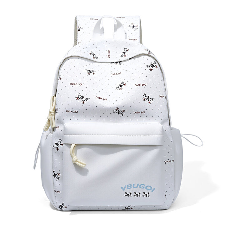 Playful Cat-Themed Backpack Bowlift