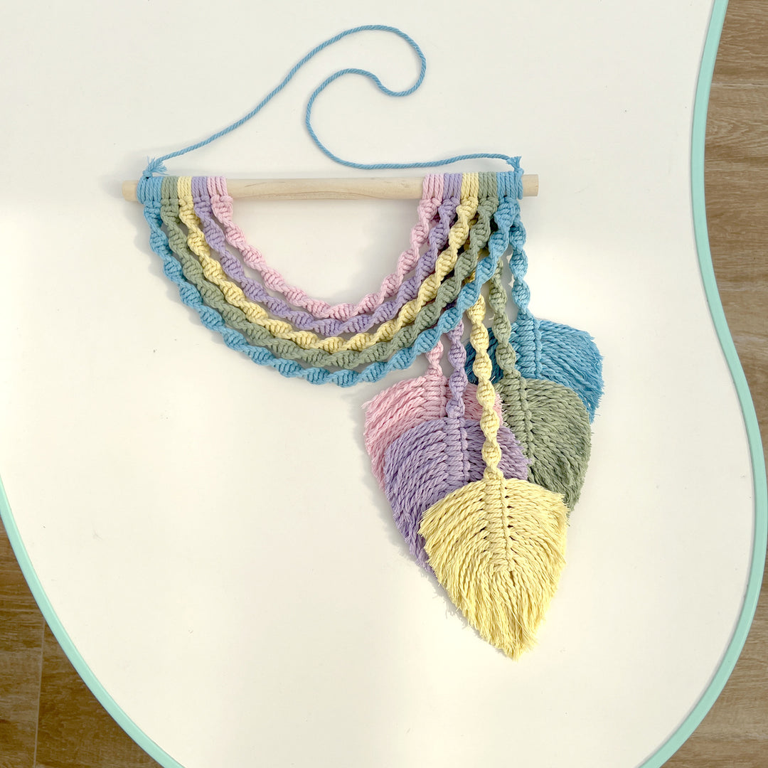Macrame Leaf Wall Art Decor Bowlift 1788942651
