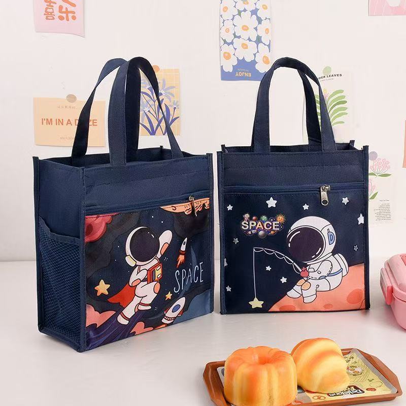 Space-Themed Insulated Lunch Carrier Bowlift