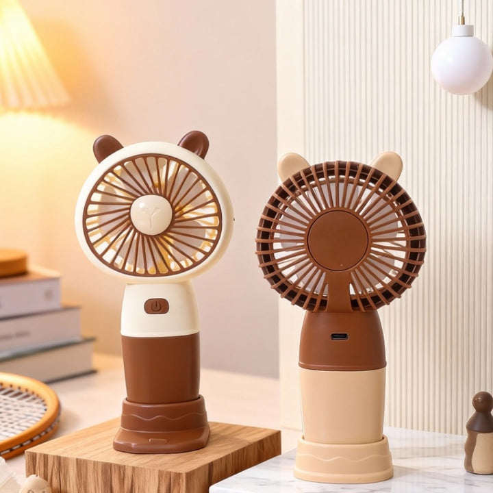 Portable Hand Fan in Creative Panda Design Bowlift