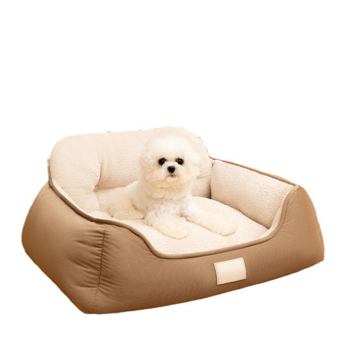 Orthopedic Plush Dog Bed