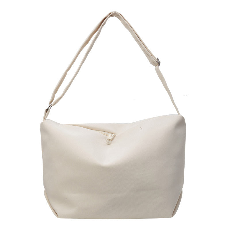 Contoured Soft Fabric Shoulder Bag Bowlift