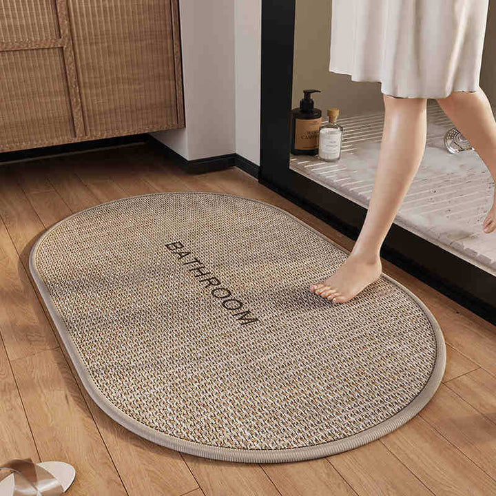Soft Plush Bathroom Mat Bowlift