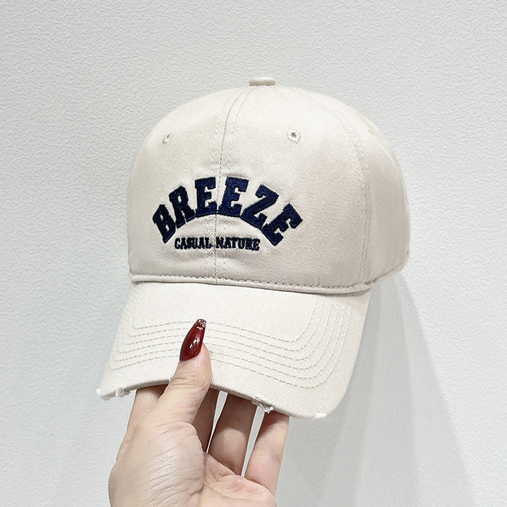 Men's Casual Distressed Cotton Cap Bowlift