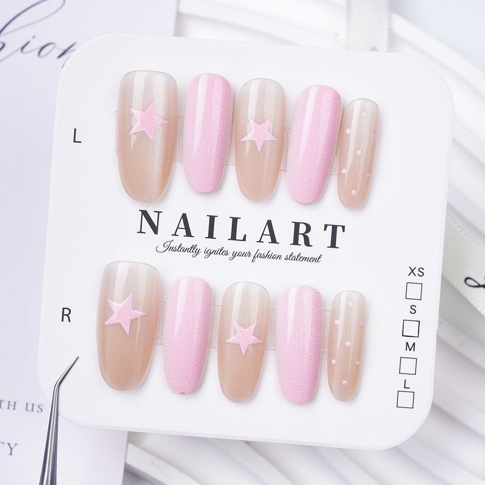 Floral and Butterfly Design Press-On Nails Bowlift