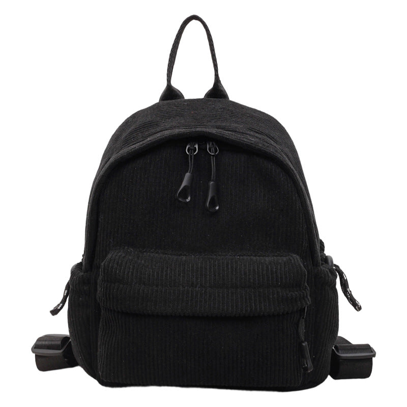 Cord-Backpack with Practical Front Pocket Bowlift
