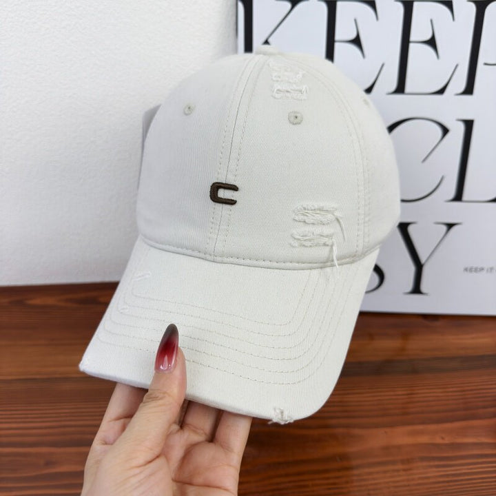 Men's Distressed Cap Bowlift