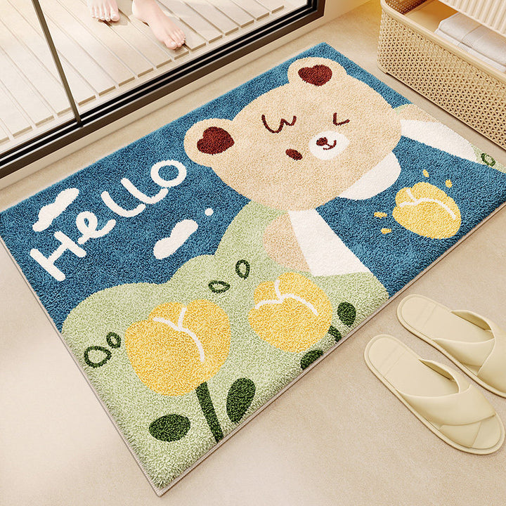 Fun Monster-Themed Bathroom Mat Bowlift