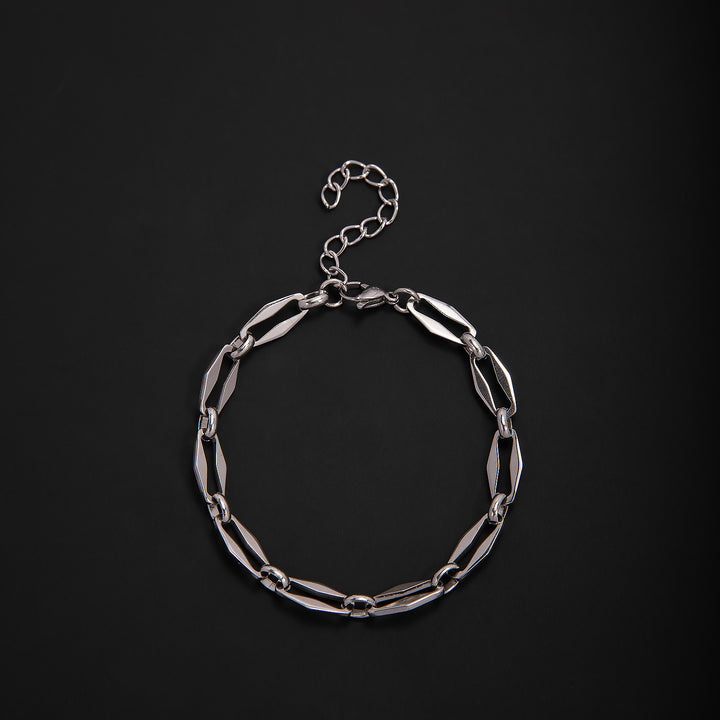 Elegant Geometric Link Bracelet Bowlift