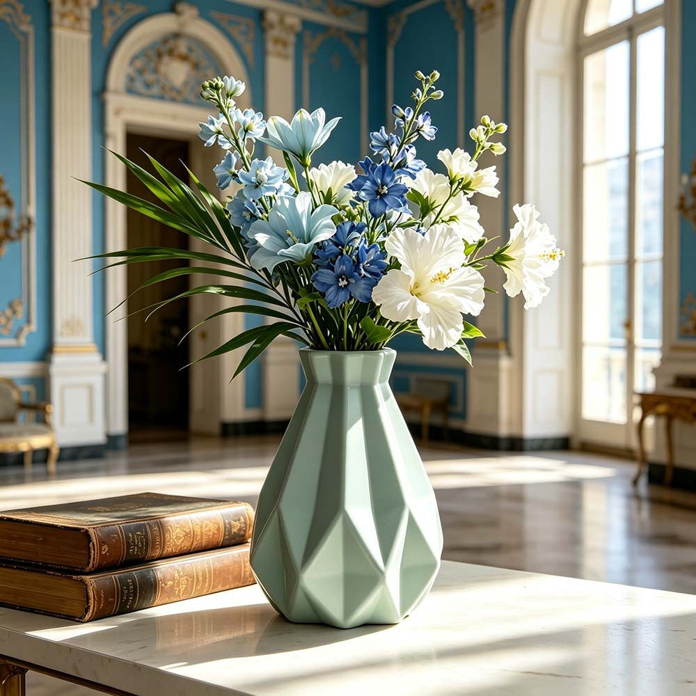 Elegant Geometric Shaped Vase Bowlift