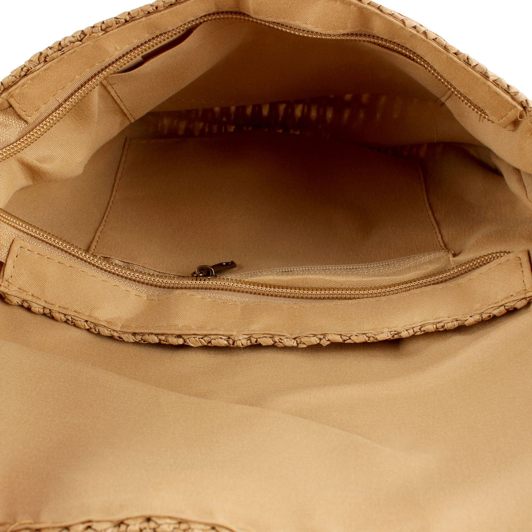 Handbag with Smart Closure System and Adjustable Strap Bowlift