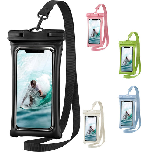 Waterproof smartphone holder with carrying strap Bowlift