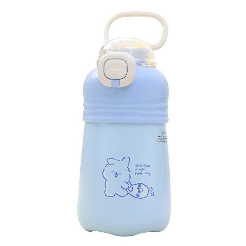 Practical water bottle with removable carrying device Bowlift