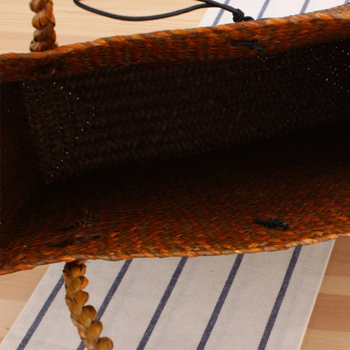 Braided Tote Bag with Two Sturdy Handles Bowlift