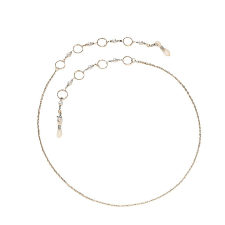 Pearlescent and Chain Eyewear Necklace Bowlift