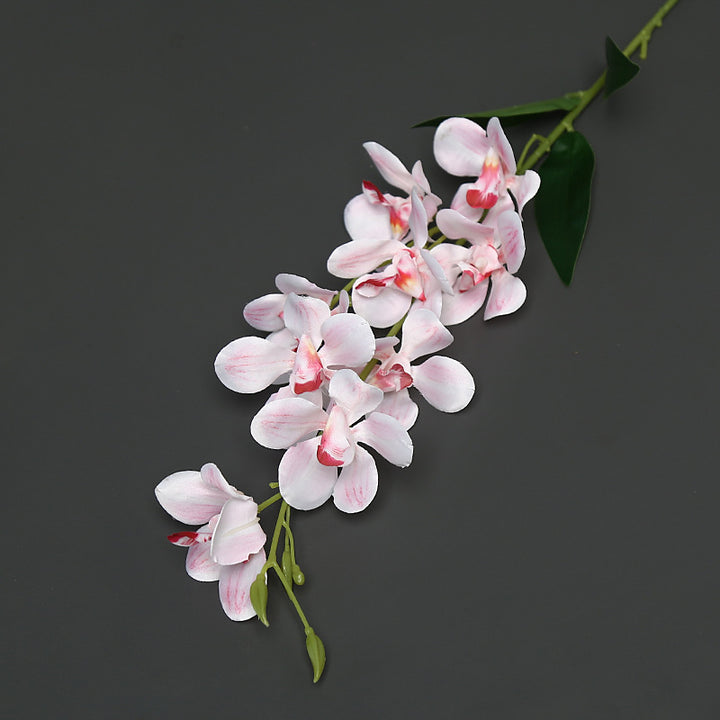 Elegant Faux Orchid Stem for Home Decor Display