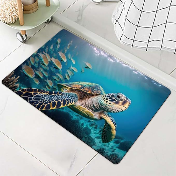 Stylish Water-Resistant Bath Mat Bowlift